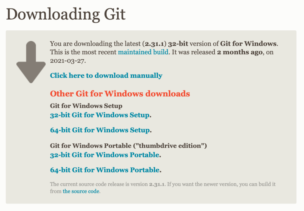 Download Git for Windows