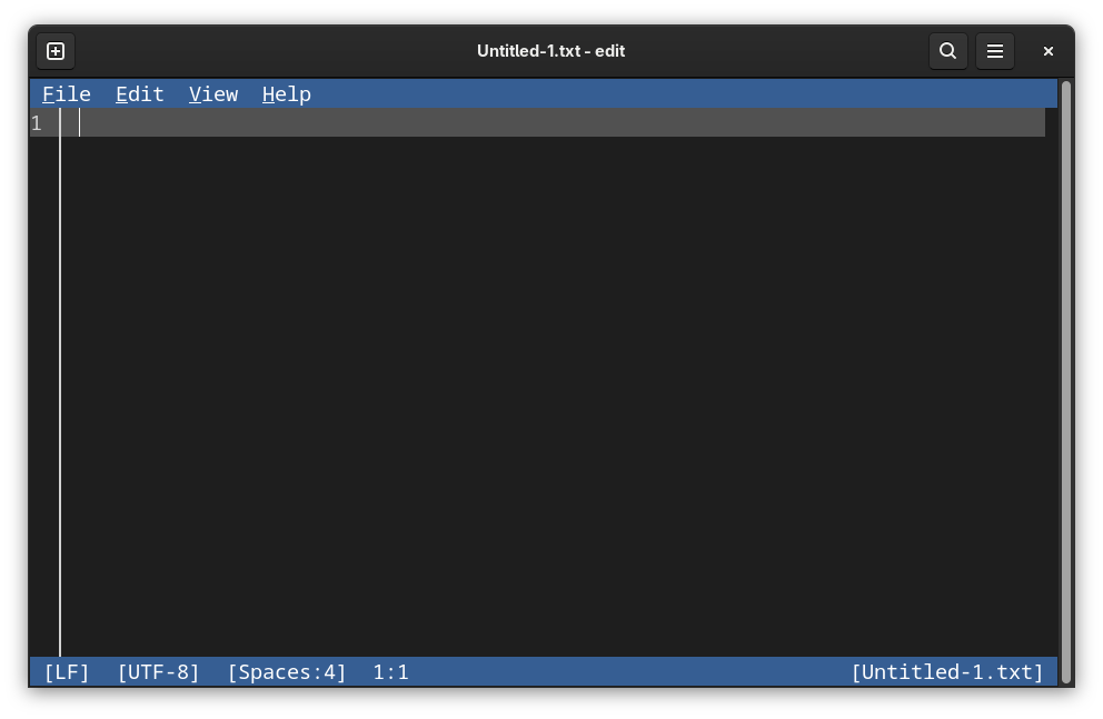 Microsoft Edit on Fedora Linux
